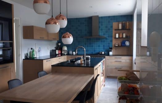 Vu d'ensemble de la crédence cuisine