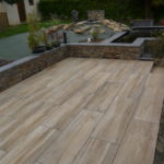 Terrasse sur plots 40x120 Chêne Silva C